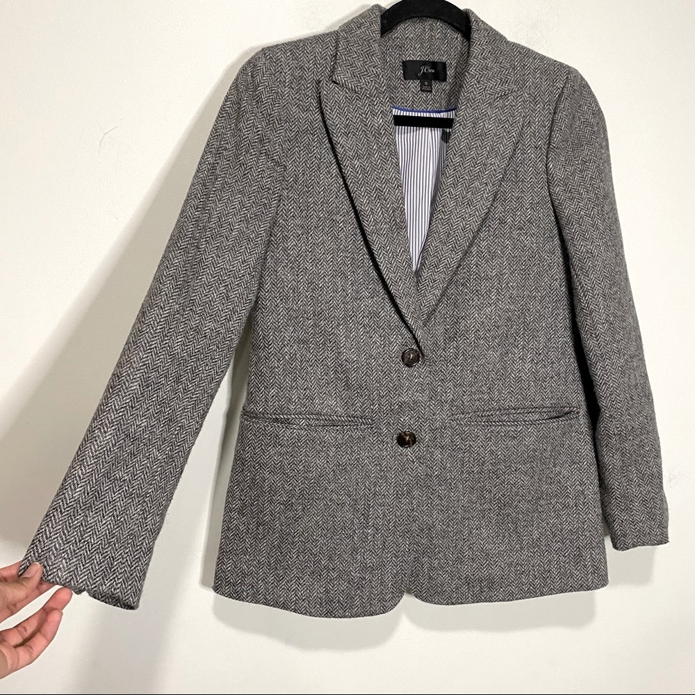 J. Crew Wool Grey Blazer